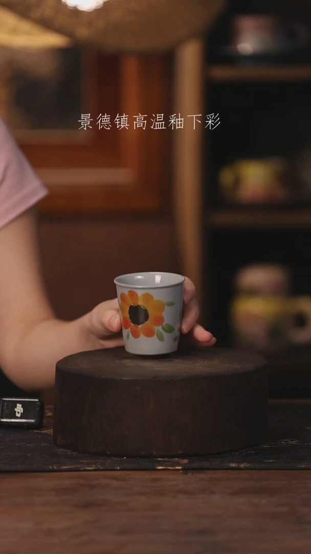 陶瓷景德镇高温釉下手绘陶瓷391