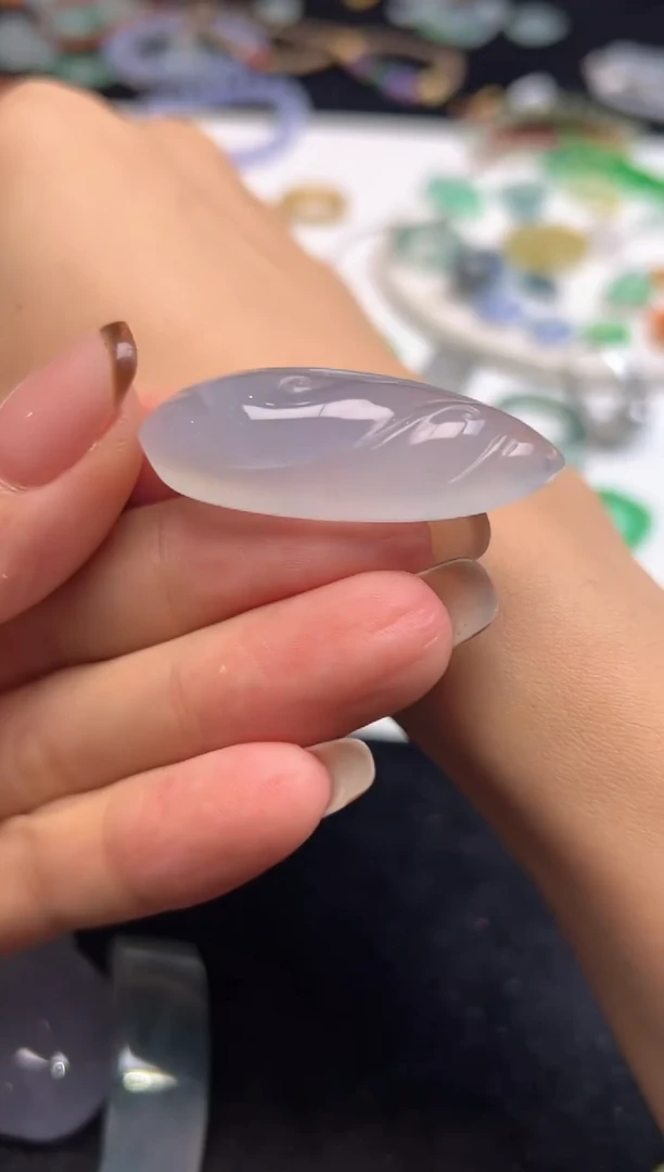 未镶嵌定制翡翠粉随行吊坠8800+880-zgq178