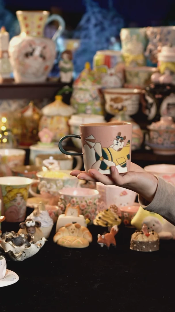 其他陶景德镇釉下彩手绘设计师款陶瓷