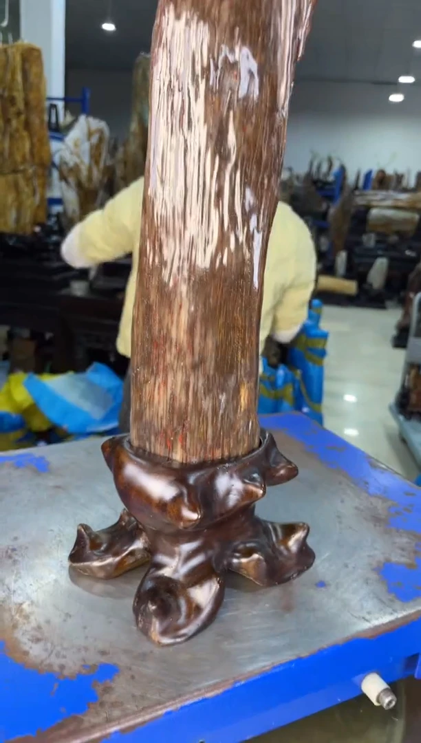 未镶嵌摆件硅化玉13