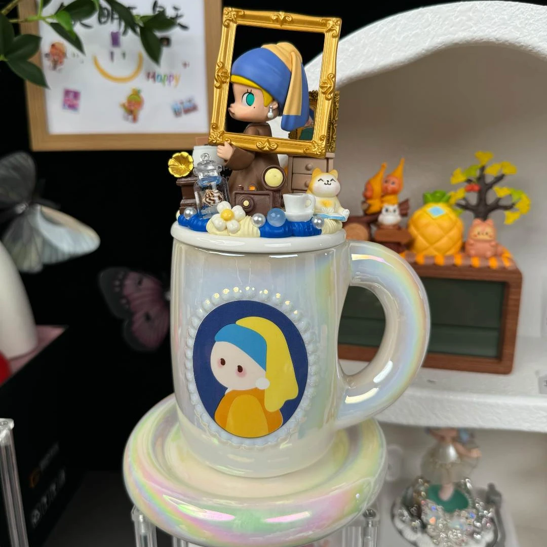 DIY手工创意奶油胶陶瓷马克杯摆件可爱少女心