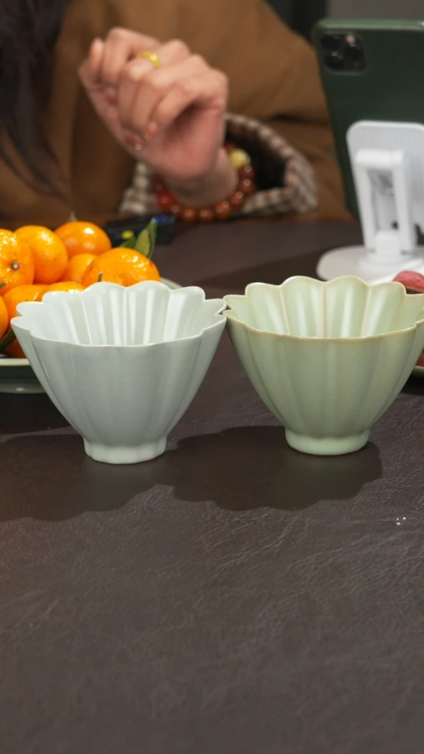 瓷宣宝汝瓷原矿原釉作品
