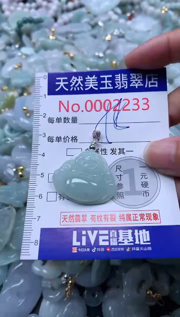 翡翠吊坠(不含链)未镶嵌2233