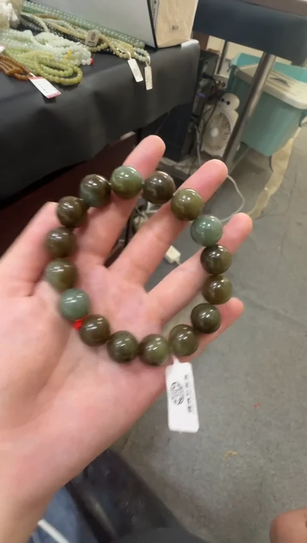 未镶嵌手串和田玉且末蓝手串（产地直发）
