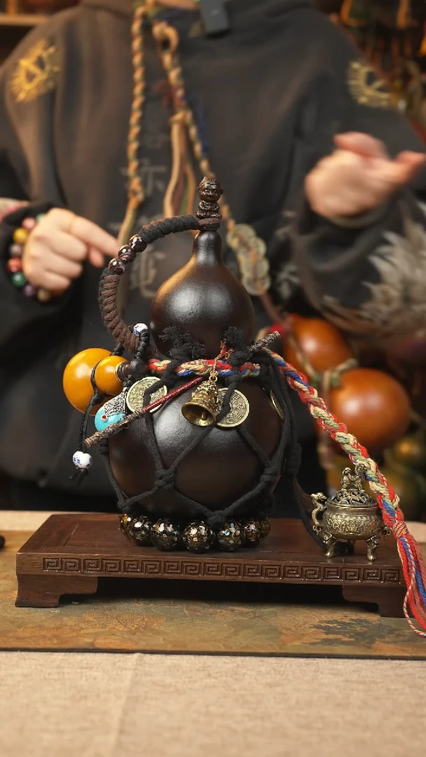 【闪购商品】393大漆葫芦一物一拍记葫堂出品