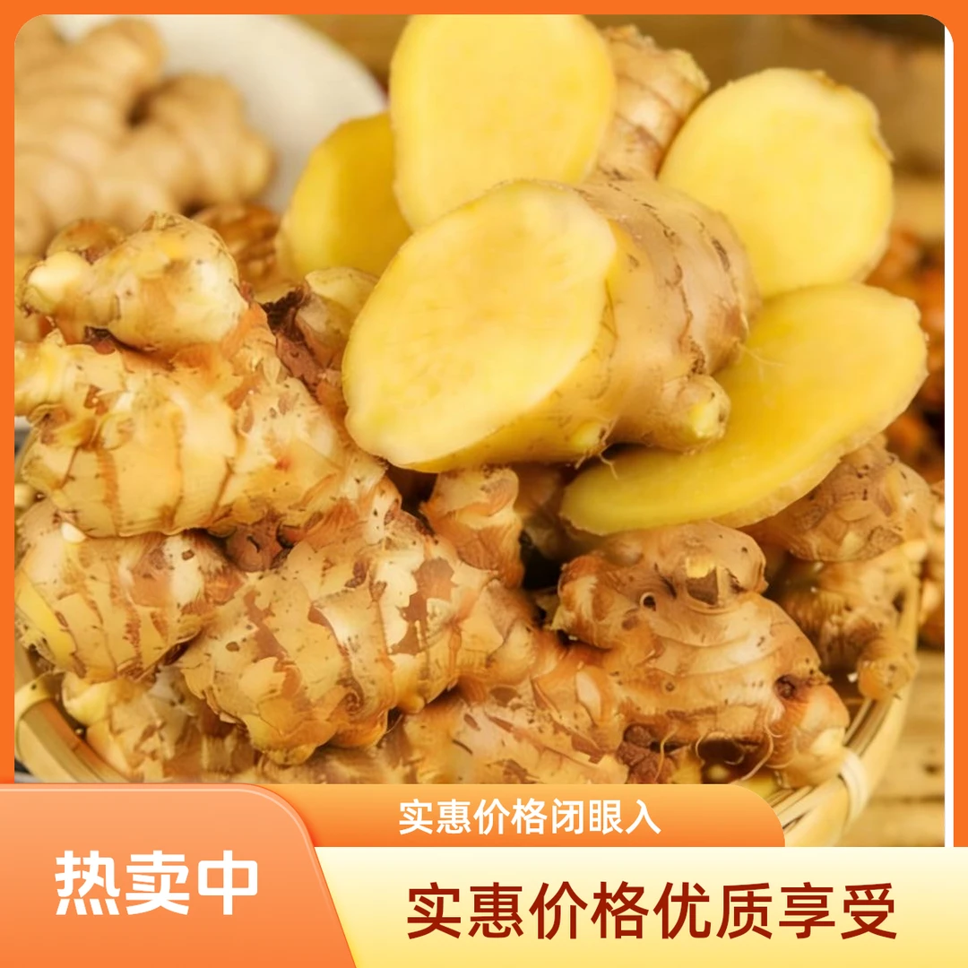 D【5斤新姜巨划算】贵州小黄姜高山老姜农家自种土姜月子姜生姜