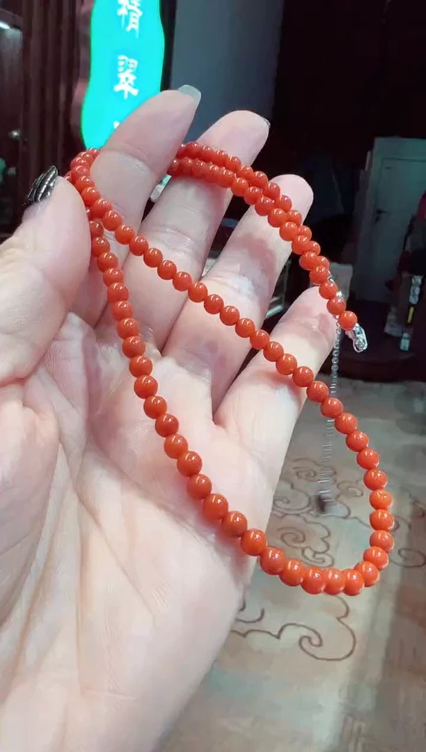 【闪购商品】南红玛瑙项链未镶嵌南红项链