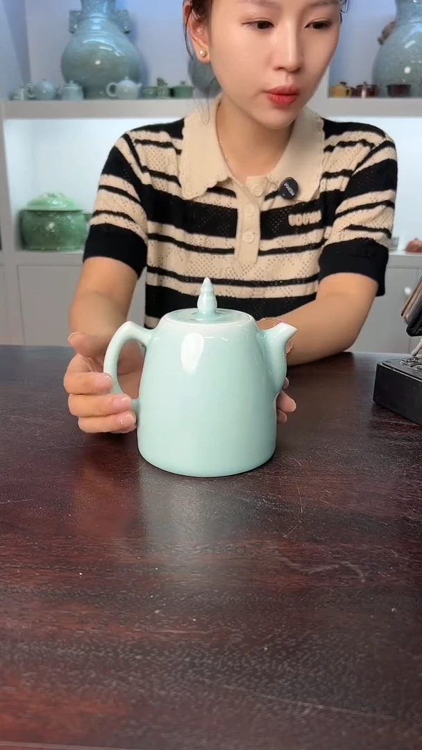 龙泉云间青瓷小米茶器
