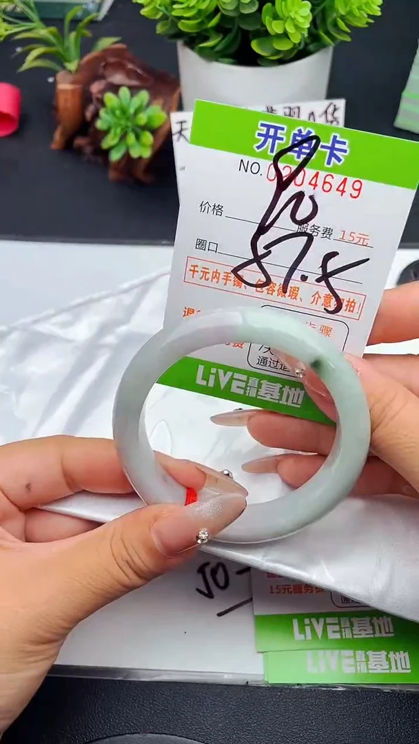 未镶嵌手镯翡翠49天然翡翠A货