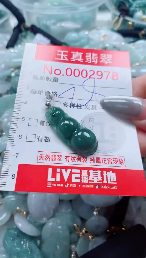 吊坠(不含链)未镶嵌翡翠2978