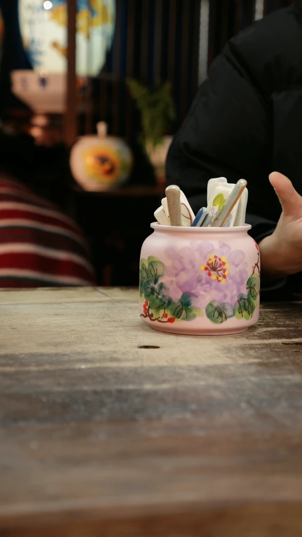 【闪购商品】瓷片景德镇纯手工釉下彩精品花瓶