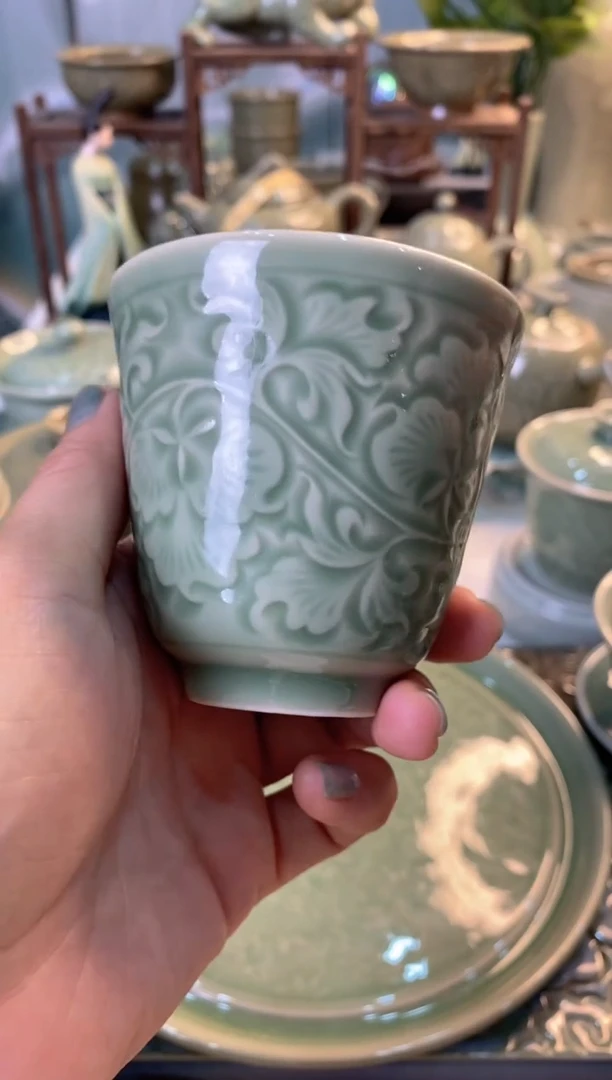 耀州窑瑕疵处理 隋型杯【b000028】一个