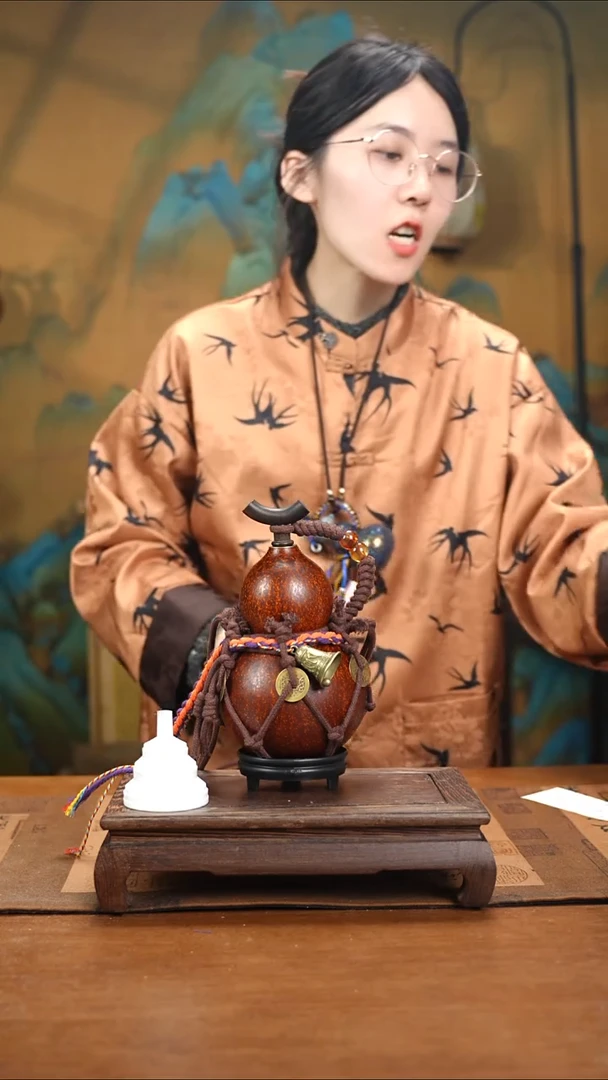 YS056网兜款大漆酒葫芦（现货现发）