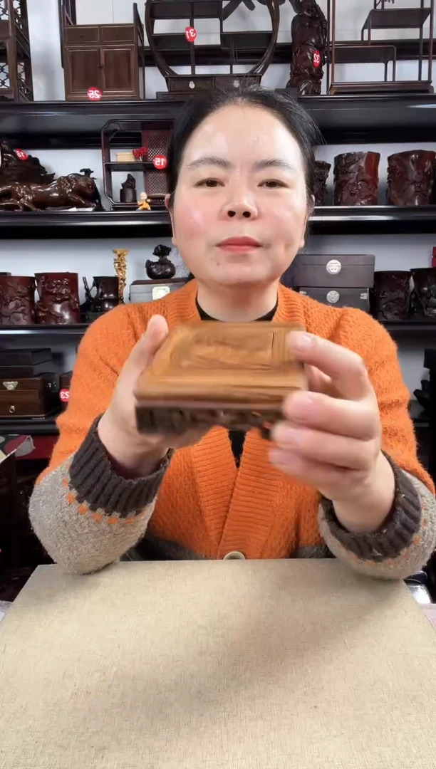 木花梨正方老李红木工艺品