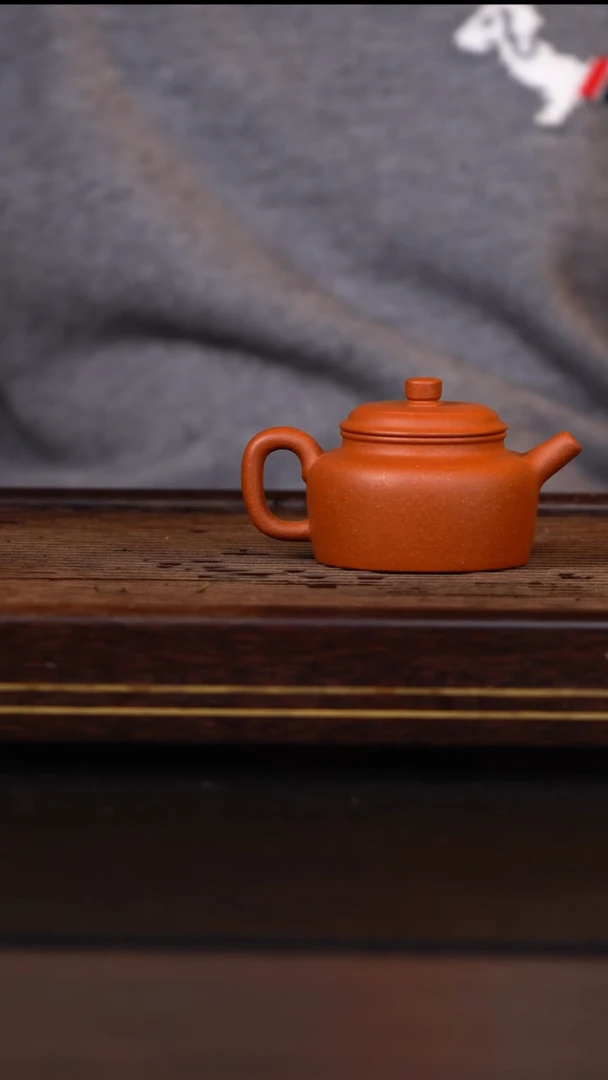 茶壶紫砂红降坡德钟