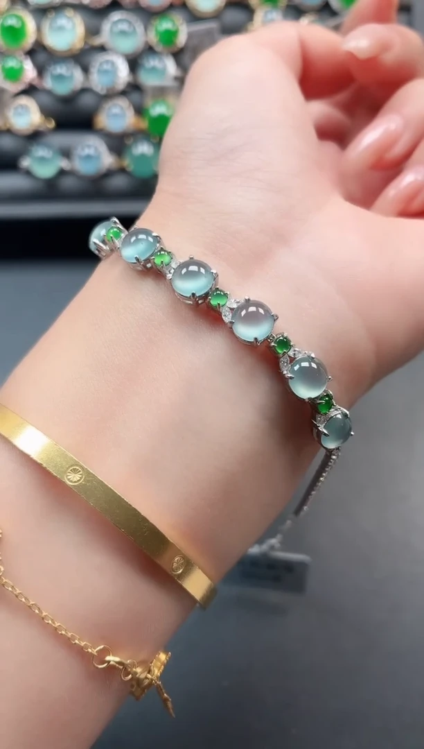 银S925镶嵌戒指翡翠1111