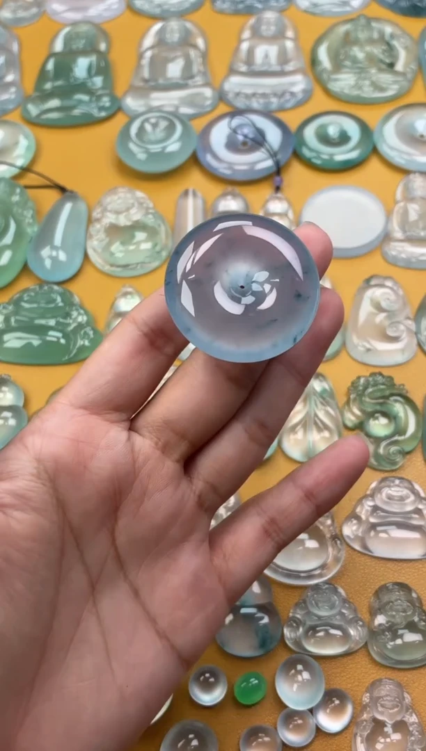 吊坠(不含链)未镶嵌翡翠28 平安扣 36.9 10.2