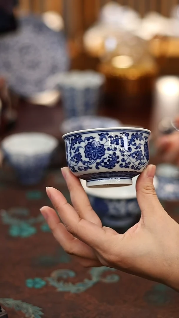 镹曰陶手工手绘柴窑茶具