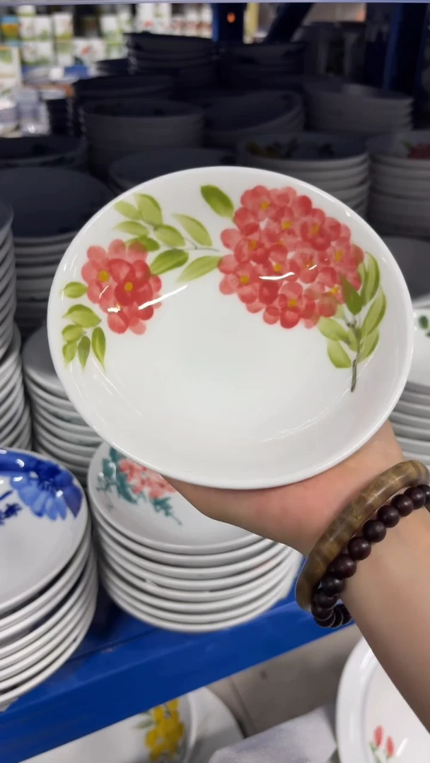 瓷片景德镇手绘釉中彩（食品级）小胖碗