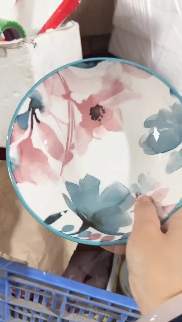 【8寸★4个】黑点针眼属正常陶瓷都有介意慎拍微瑕破损包赔