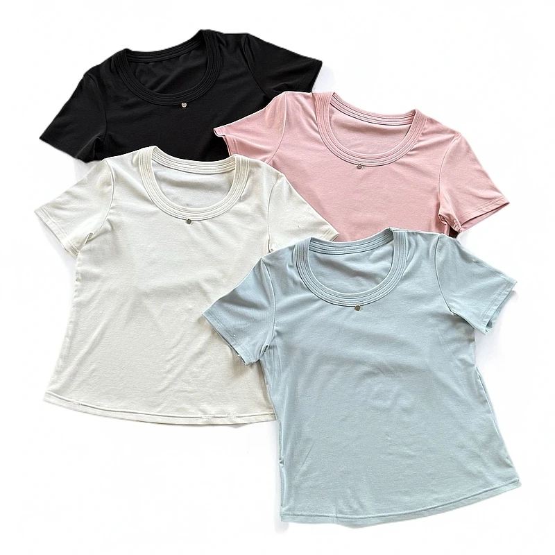 新WANGNAFUSHI“独家设计师款”显瘦纯色设计感时尚简约百搭修身