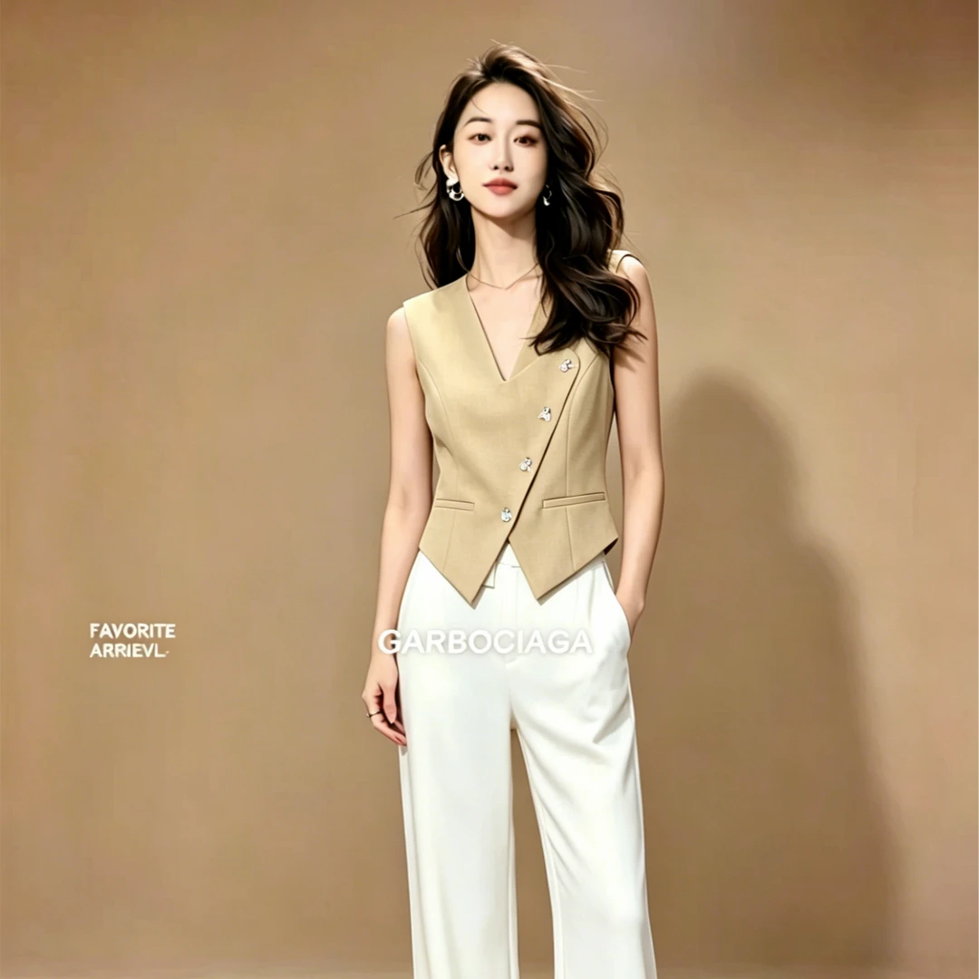 Garbociaga龍喜儿 2026夏装新款小众设计重工小蜜蜂气质马甲7673
