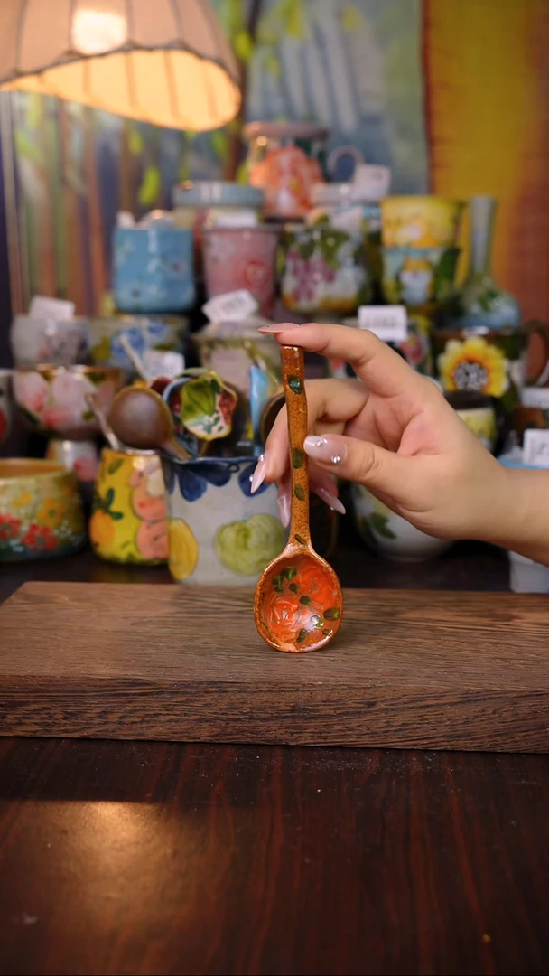摆件泥垚手作 景德镇手工手绘陶瓷器物