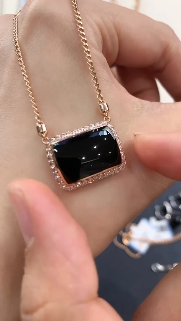 翡翠18K金镶嵌吊坠(不含链)V60多样性一件发货