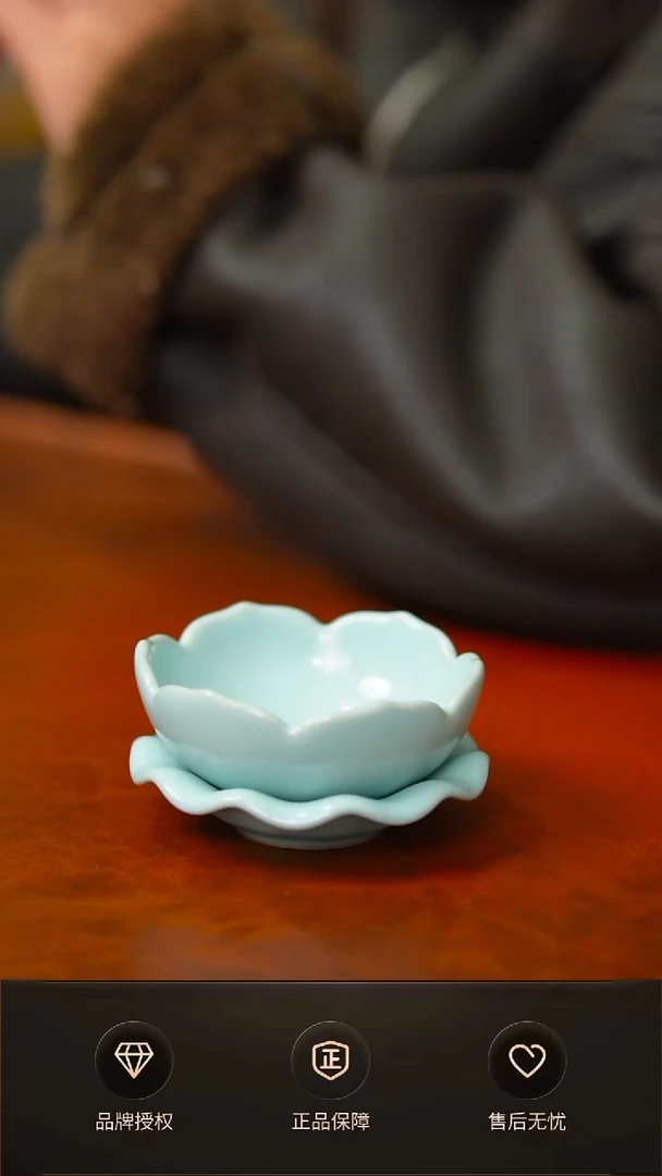 其他天青莲花茶漏不完美 简装