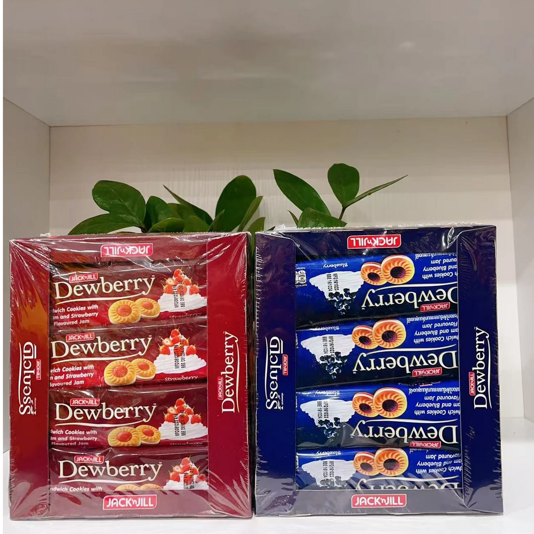 东南亚特产草莓蓝莓夹心饼干