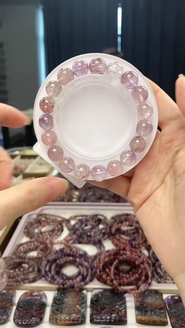 未镶嵌手串水晶超七10mm 多样性发一