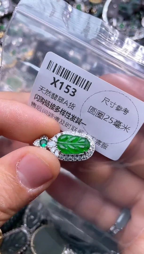 【闪购商品】翡翠颈饰未镶嵌X153吊坠