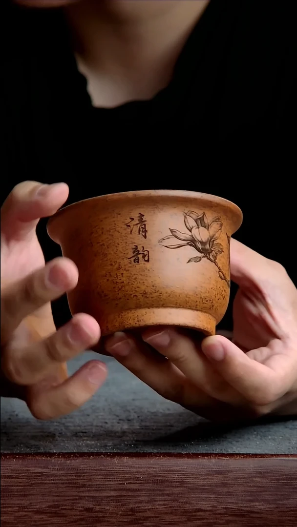 紫砂花盆7.5*5.5内径尺寸