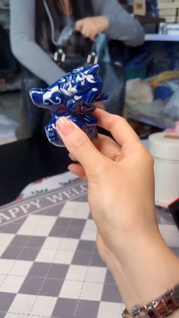 瓷片陶茶666文玩周边多人黑驴