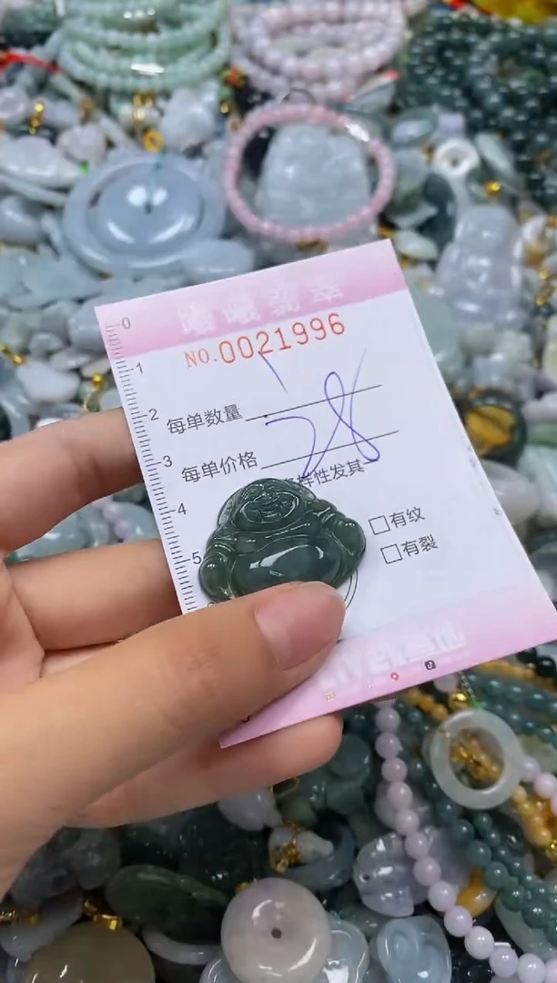 翡翠未镶嵌颈饰闪购0021996