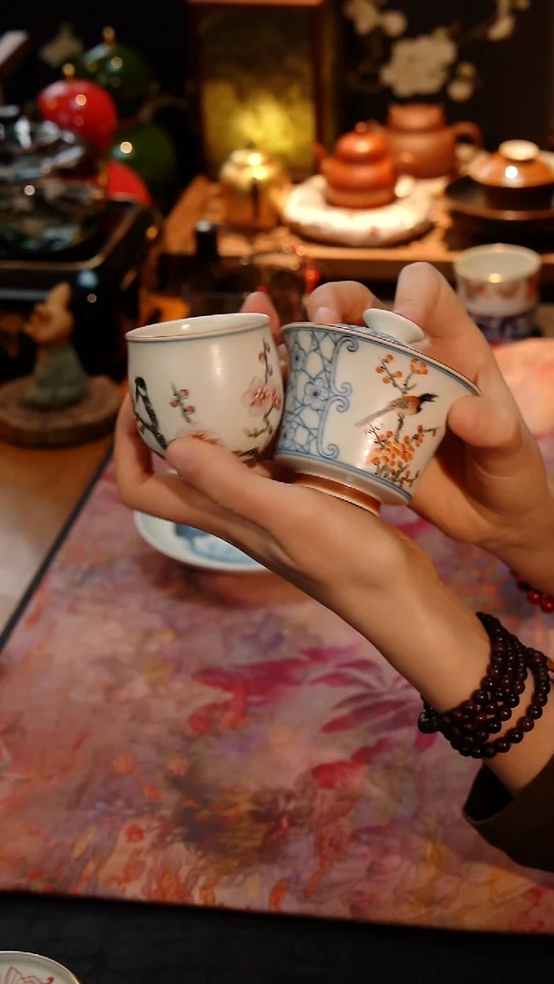 茶器盖碗+主人杯两件套