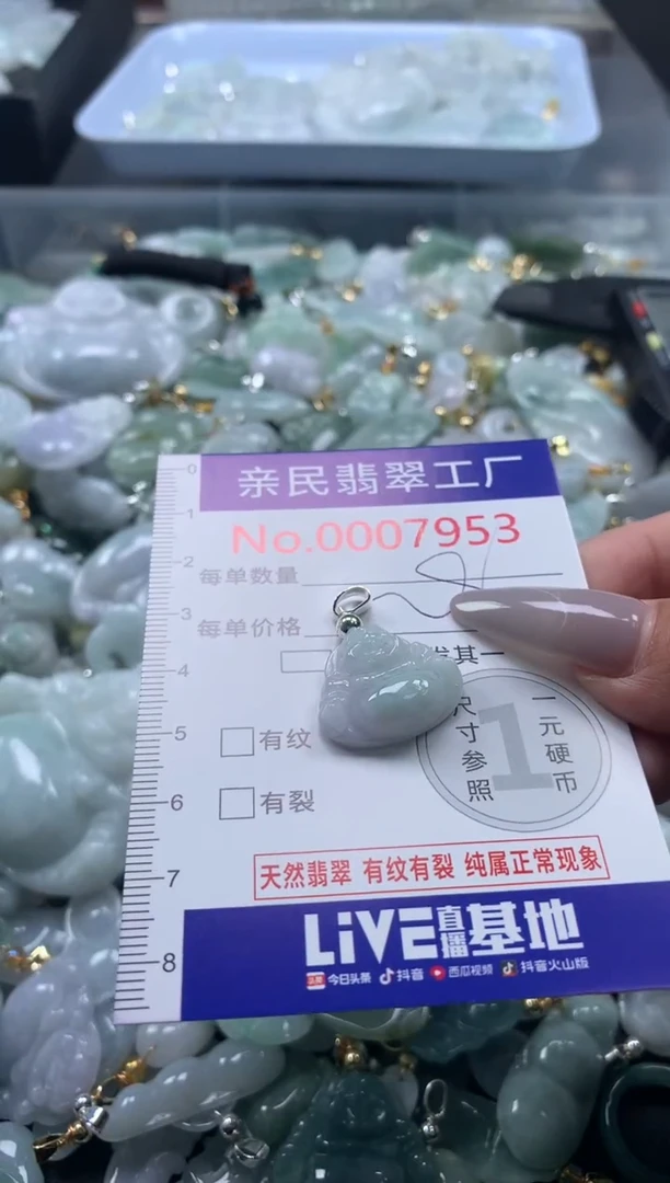 颈饰未镶嵌翡翠7953