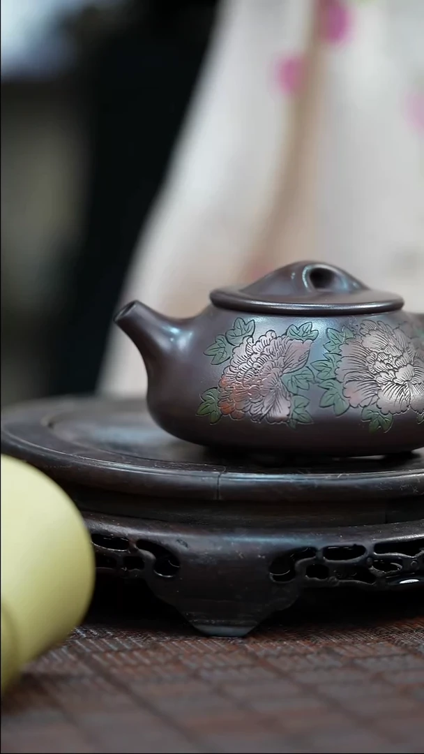 茶壶紫砂宜兴紫砂岁颐传砂原矿全手12