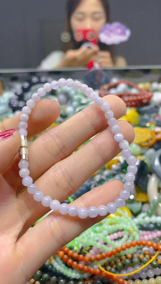 颈饰未镶嵌翡翠3MM/N/翡翠A货，一件也是批发价