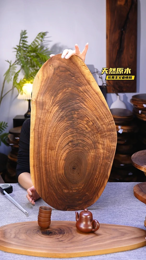 木北美黑胡桃原木.干裂疤结不属于商品质量问题完美主义者慎拍