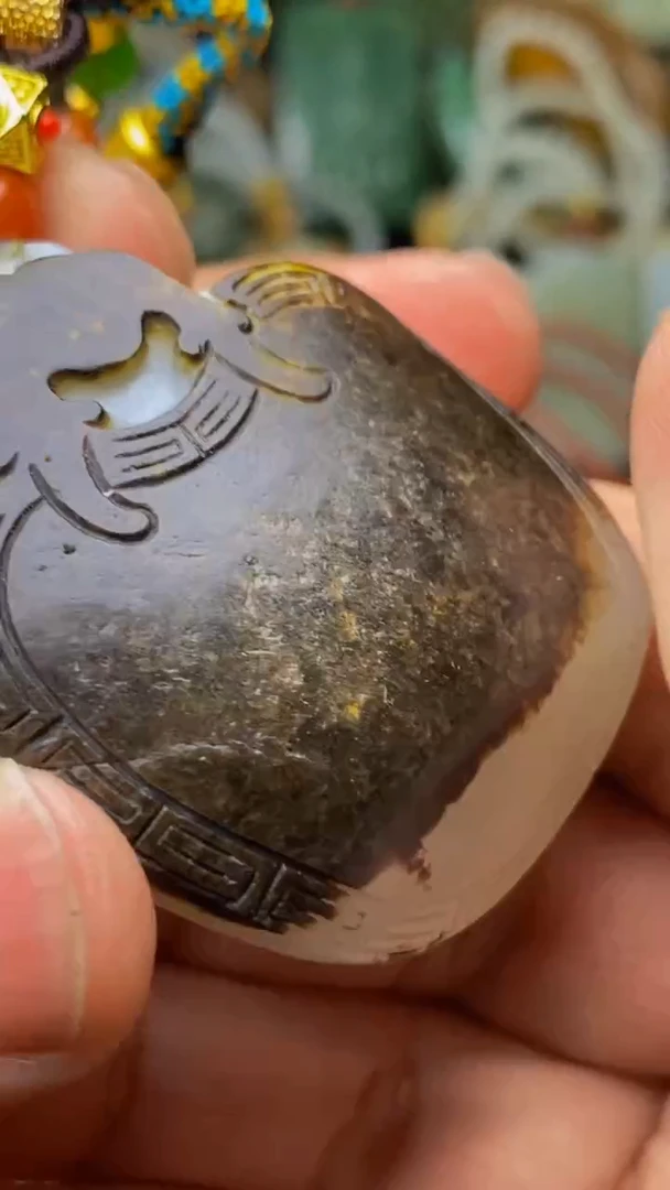 未镶嵌和田玉挂件军*哥1