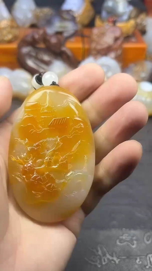 【闪购商品】玛瑙/玉髓手把未镶嵌1