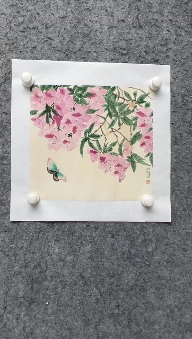 国画邹训精-1平尺-国画作品