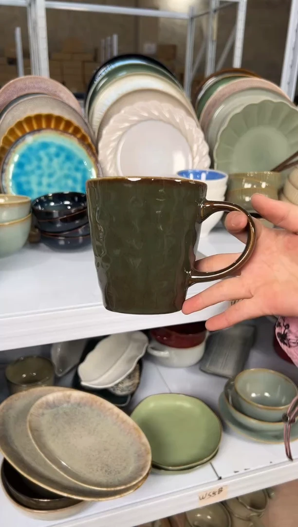 陶瓷外贸尾货瑕疵满20包邮X 水杯