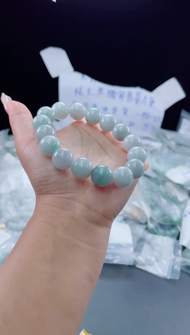 未镶嵌定制翡翠珠串