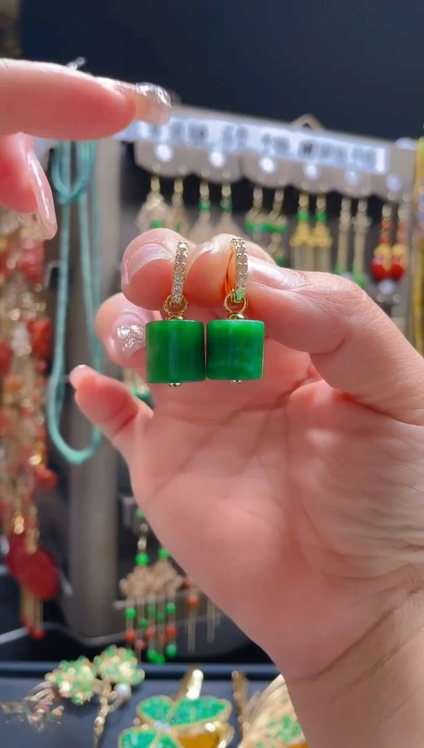 【闪购商品】玛瑙/玉髓耳饰合金024玛瑙饰品