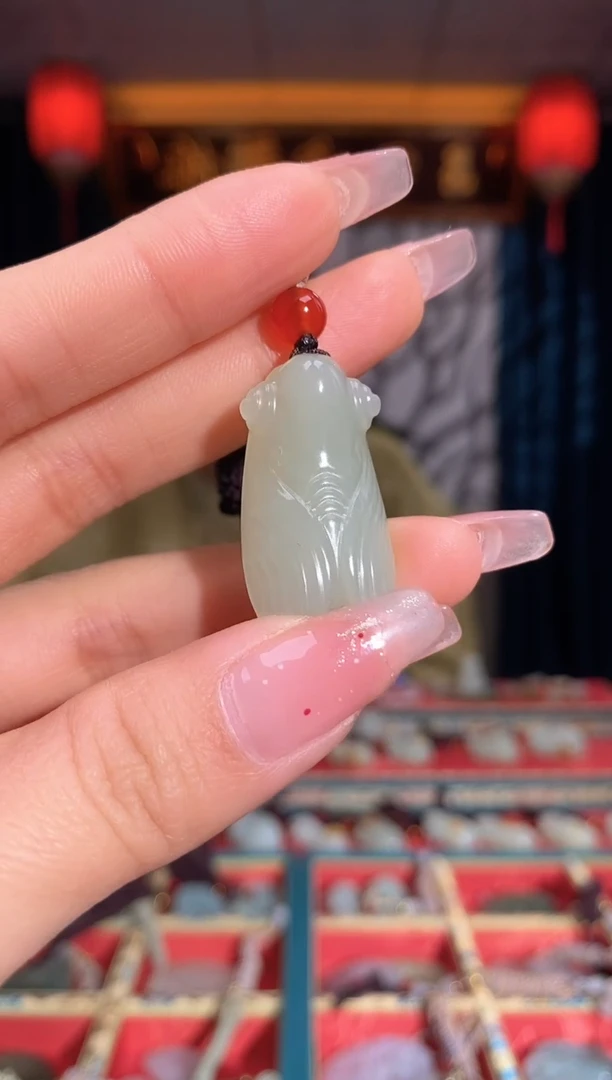 【闪购商品】和田玉颈饰未镶嵌蝉