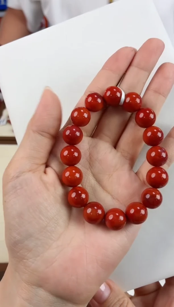 未镶嵌瓦西手串12mm南红玛瑙一个/条