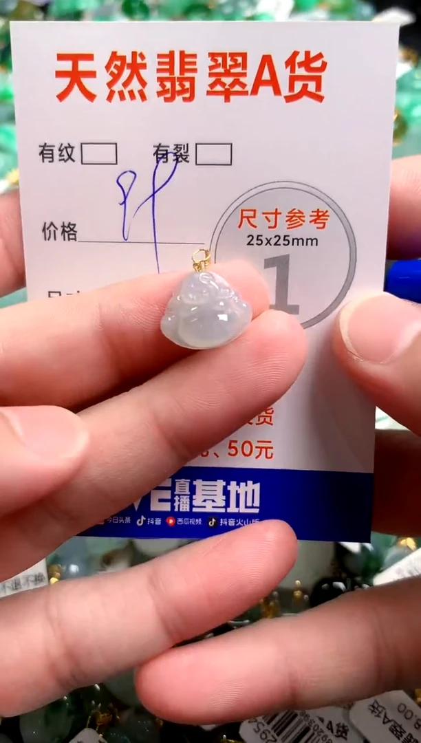 翡翠18K金镶嵌颈饰13006814
