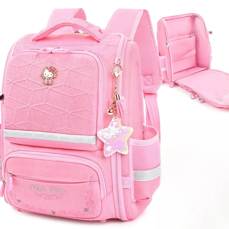 小学生书包女童1-3-4三年级女孩减负护脊少儿双肩背包